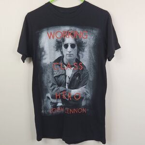 Zion Rootswear John Lennon Working Class Hero Frontside Graphic Tee M